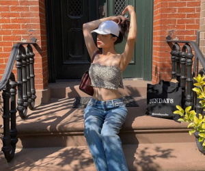 Hương Giang thả dáng 'lả lơi' tại New York, quyến rũ khoe đường cong 'mlem mlem'