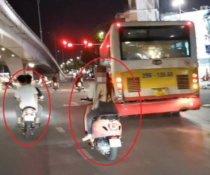 Cảnh sát 141 hóa trang tóm gọn nhóm thanh niên mang hung khí diễu phố