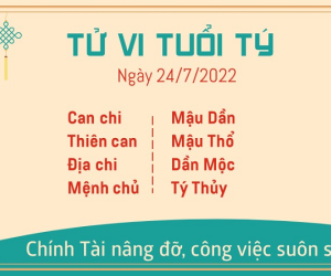 Tử vi Chủ Nhật ngày 24/07/2022 của 12 con giáp: Tí đón tài lộc, Sửu đề phòng mất tiền oan