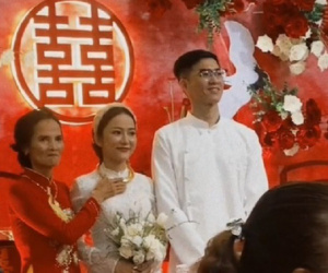 Khoảnh khắc con gái lên xe hoa cũng là khi cha mất, nhìn người mẹ mím chặt môi ngăn tiếng nấc mà ai nấy nhói lòng