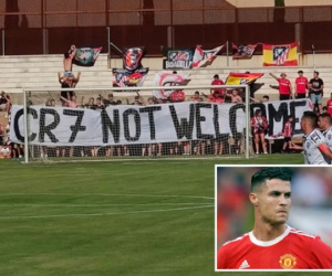 CĐV Atletico Madrid giăng biểu ngữ sỉ nhục, Ronaldo giờ biết đi đâu?