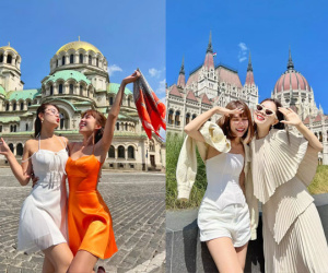 Đi 18 nước kỷ niệm tình bạn 18 năm, đôi bạn Hà Nội xinh đẹp khiến dân tình 'phát sốt'