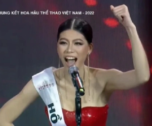 Chung kết Miss Fitness Vietnam: Hô tên như đánh nhau, mặc bikini bắn cung - đánh golf, Thể thao chỗ nào?
