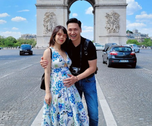 Mạnh Trường đưa vợ bầu đi du lịch châu Âu, hành động tinh tế thể hiện sự yêu chiều hết mực