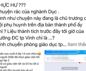 Phụ huynh lớp 1 góp tiền 'chọn cô giáo chủ nhiệm'