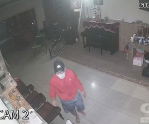 Tên trộm táo tợn vác hẳn chiếc thang lớn đến nhà dân trèo vào trộm tài sản