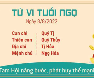 Tử vi thứ 2 ngày 08/08/2022 của 12 con giáp: Ngọ sự nghiệp phát triển, Dần tiểu nhân rình rập
