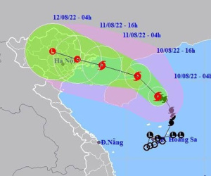 Bão số 2 di chuyển rất nhanh, từ chiều tối nay ảnh hưởng đất liền