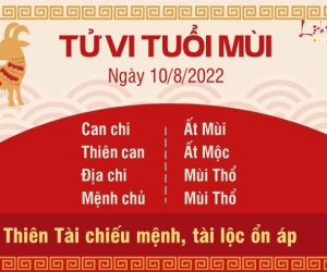 Tử vi thứ 4 ngày 10/08/2022 của 12 con giáp: Ngọ tài lộc đầy túi, Sửu kém may