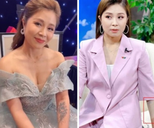 Hình xăm 'hổ báo' trên tay MC Hoàng Linh không cánh mà bay