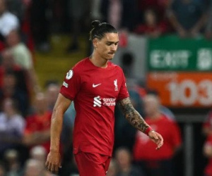 Darwin Nunez bị thẻ đỏ, Liverpool hòa thất vọng