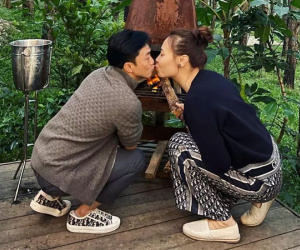 Cường Đô La - Đàm Thu Trang phát 'cẩu lương' như vợ chồng son