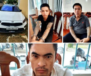 Tóm gọn băng nhóm dùng xe con chuyên trộm xe máy