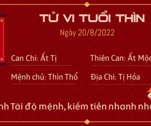 Tử vi thứ 7 ngày 20/08/2022 của 12 con giáp: Thìn may mắn tiền bạc, Dần đề phòng tài chính sa sút