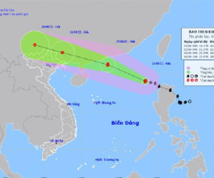 Bão Ma-on đi vào Biển Đông thành cơn bão số 3, cảnh báo mưa lớn ở miền Bắc