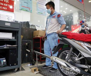 Hà Nội dự kiến kiểm định khí thải xe máy từ năm 2024
