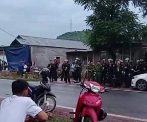 Gần 100 người truy bắt nghi phạm chém cả nhà bố mẹ vợ và con trai