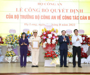 Đại tá Đinh Văn Nơi nhận nhiệm vụ Giám đốc Công an tỉnh Quảng Ninh