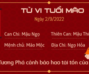 Tử vi thứ 6 ngày 02/09/2022 của 12 con giáp: Mão đề phòng mất tiền hao của, Thân đón vận may tài chính
