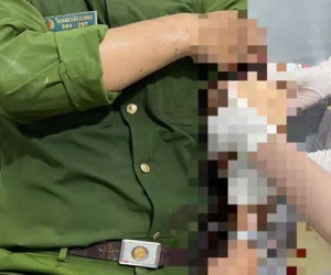 Án phạt nào cho kẻ 'cả gan' dùng xiên sắt đâm chiến sỹ công an làm nhiệm vụ?