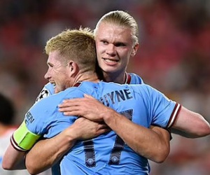 Haaland lập kỷ lục, De Bruyne cảnh báo 'quái vật' Na Uy sẽ còn đáng sợ hơn