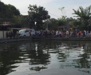 Tổ chức bắt vịt chơi Trung thu, bàng hoàng thấy thi thể bé gái dưới ao
