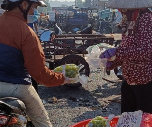 Trái cây Trung Quốc ồ ạt đổ về chợ đầu mối, giá rẻ không ngờ