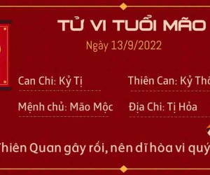 Tử vi thứ 3 ngày 13/09/2022 của 12 con giáp: Tuất thiệt hại, Ngọ tiền bạc đổ về