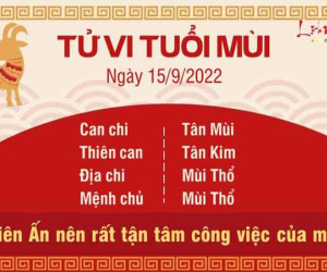 Tử vi thứ 5 ngày 15/09/2022 của 12 con giáp: Tị may mắn, Tuất gặp sự cố