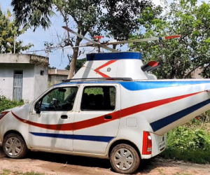 Xem chiếc trực thăng 'độc lạ' chuyên phục vụ đám cưới của kỹ sư Ấn Độ