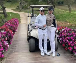 Phương Oanh và Shark Bình cùng check in ở sân golf, thoải mái hẹn hò bất chấp ồn ào tình ái