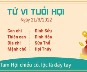 Tử vi thứ 4 ngày 21/09/2022 của 12 con giáp: Sửu có lộc, Thìn vất vả vì tiền
