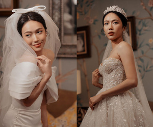 HOT: Diệu Nhi đi thử váy cưới trước thềm hôn lễ, visual cô dâu tương lai nhận được 'cơn mưa' lời khen từ dân mạng