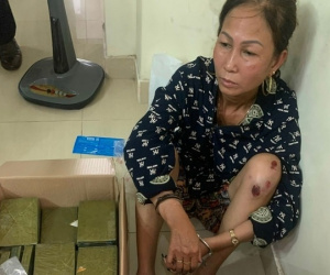 Bắt 'bà trùm' đường dây ma túy xuyên quốc gia, thu giữ 56 bánh heroin