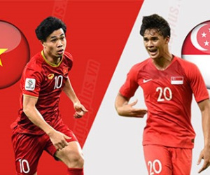 ĐT Việt Nam đè bẹp Singapore