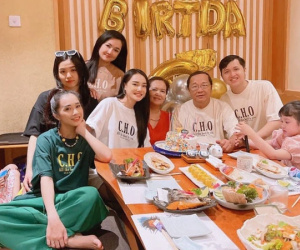Nhã Phương tiết lộ lý do Trường Giang vắng mặt trong sinh nhật bố vợ