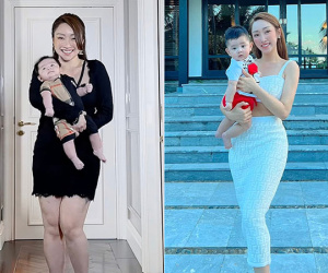 Bà xã kém 16 tuổi của diễn viên Chi Bảo gây choáng với màn giảm 18 kg chỉ sau hơn 2 tháng sinh quý tử