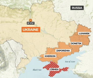 Bốn vùng của Ukraine trưng cầu dân ý gia nhập Nga