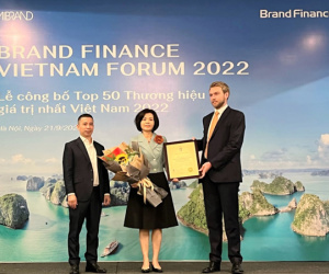 Vinamilk là thương hiệu thực phẩm giá trị nhất Việt Nam với định giá 2,8 tỷ USD