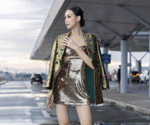 Á hậu 1,85m Bảo Ngọc lên đường sang Ai Cập thi Miss Intercontinental 2022