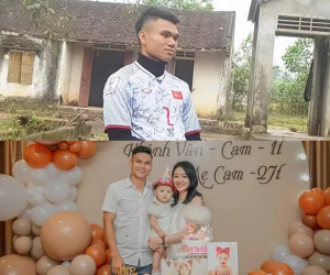 Hôn nhân cầu thủ 'nghèo nhất Việt Nam' bên cử nhân ngành luật