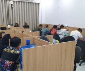 Cận cảnh đại bản doanh của 'tập đoàn' chuyên giả danh ngân hàng để lừa đảo