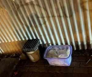 Hai bé sơ sinh bị bỏ trong giỏ ven đường Vành đai 3