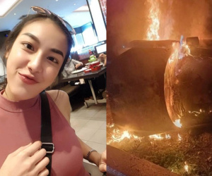 Tai nạn nghiêm trọng, chân dài Thái Lan bị cháy đen, người thân bật khóc, làng giải trí đau lòng