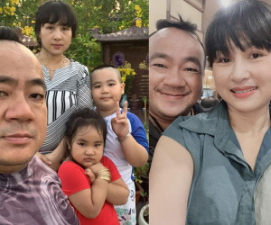 Hiếu Hiền bật khóc vì xót xa vợ 'một nách 3 con, nách kia chăm chồng, trợ gia'