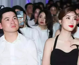 Con trai bầu Hiển gây cười khi công khai 'giục cưới' Đỗ Mỹ Linh
