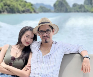 Doãn Hải My khoe ảnh bố đẹp trai như tài tử màn ảnh, netizens gật gù: 'Thảo nào'