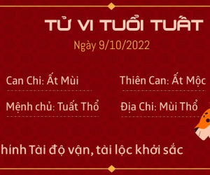 Tử vi Chủ Nhật ngày 9/10/2022 của 12 con giáp: Thìn đón tài lộc, Tuất đề phòng kẻ xấu