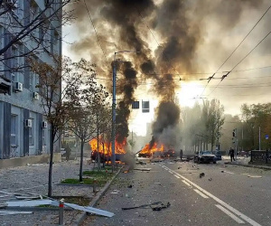 Kiev rung chuyển sau hàng loạt vụ nổ lớn