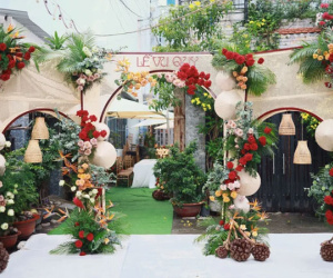 Khung cảnh đậm chất truyền thống trong lễ rước dâu của MC Liêu Hà Trinh